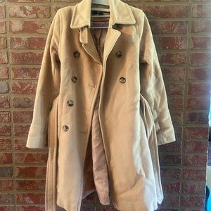 DKNY Belted Trench Coat